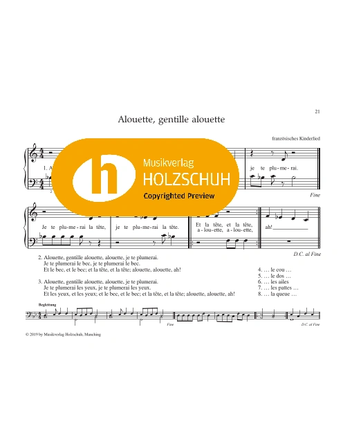 Alouette, gentille alouette